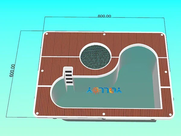 Swimming Inflatable Pool Dock Platform