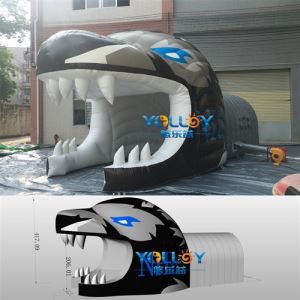 Sportovní stan nafukovací tunel se lví hlavou