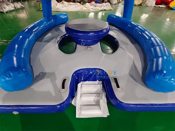 Inflatable Lounge Island Platform With Tent